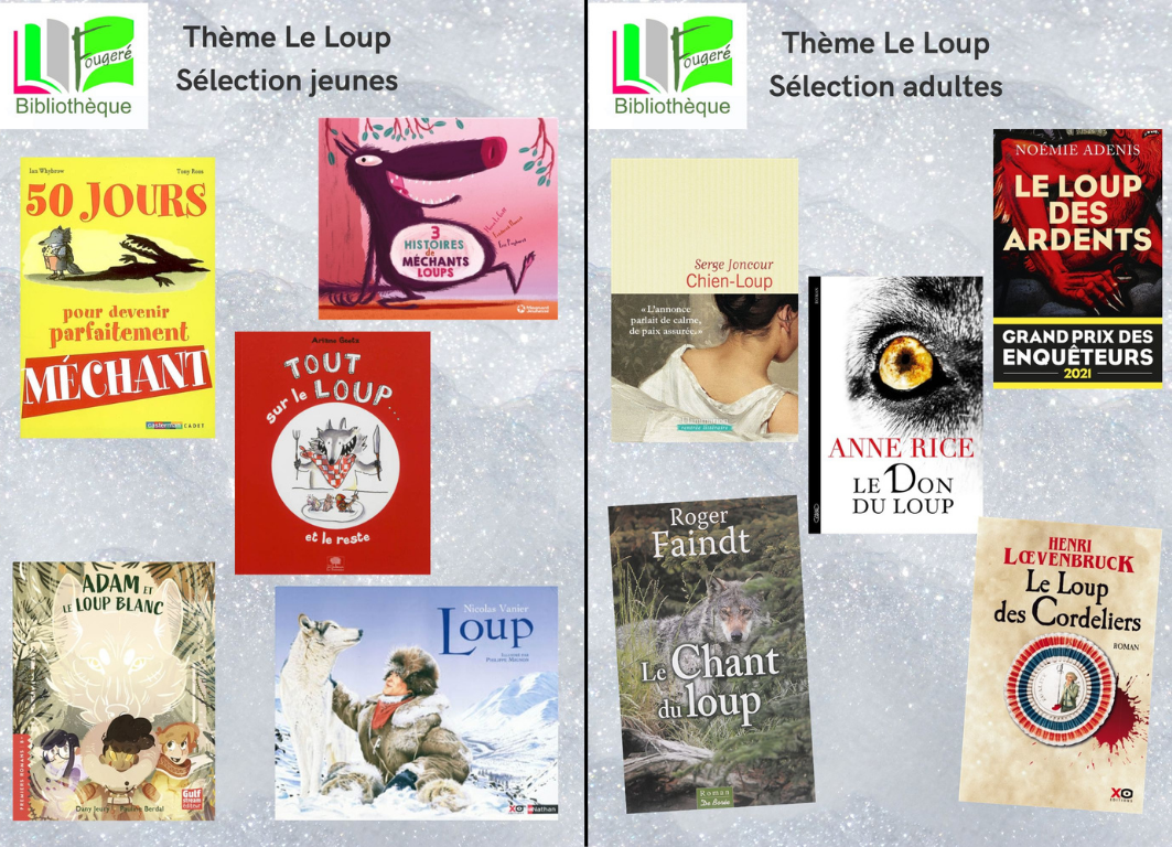 Sélection des livres sur le thème du loup pour jeunes & adultes