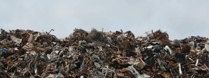 Déchets en plein air