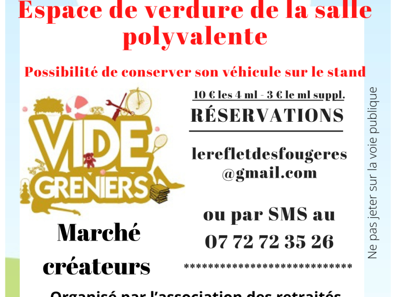 Vide-greniers du Reflet des Fougères