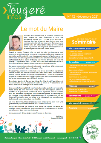 Fougeré Infos - Décembre 2021