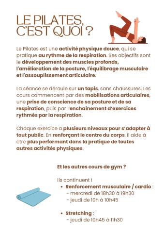 Séance découverte Pilates