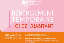 Extrait de l'affiche "Hébergement Temporaire chez l'Habitant"